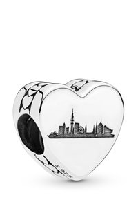 Pandora HAMBURG SKYLINE - Charm - sterling silver