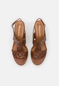 Tamaris Platform sandals - cognac