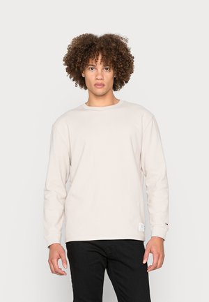 WAFFLE SNIT - Maglietta a manica lunga - silver grey htr