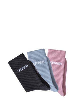 TENNIS 3 PACK - Socks - x anthrazit/x hell blau/x rosa