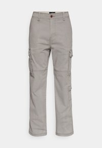 Hollister Co. STRAIGHT HEAVYWEIGHT PANT - Pantalon cargo - charcoal grey