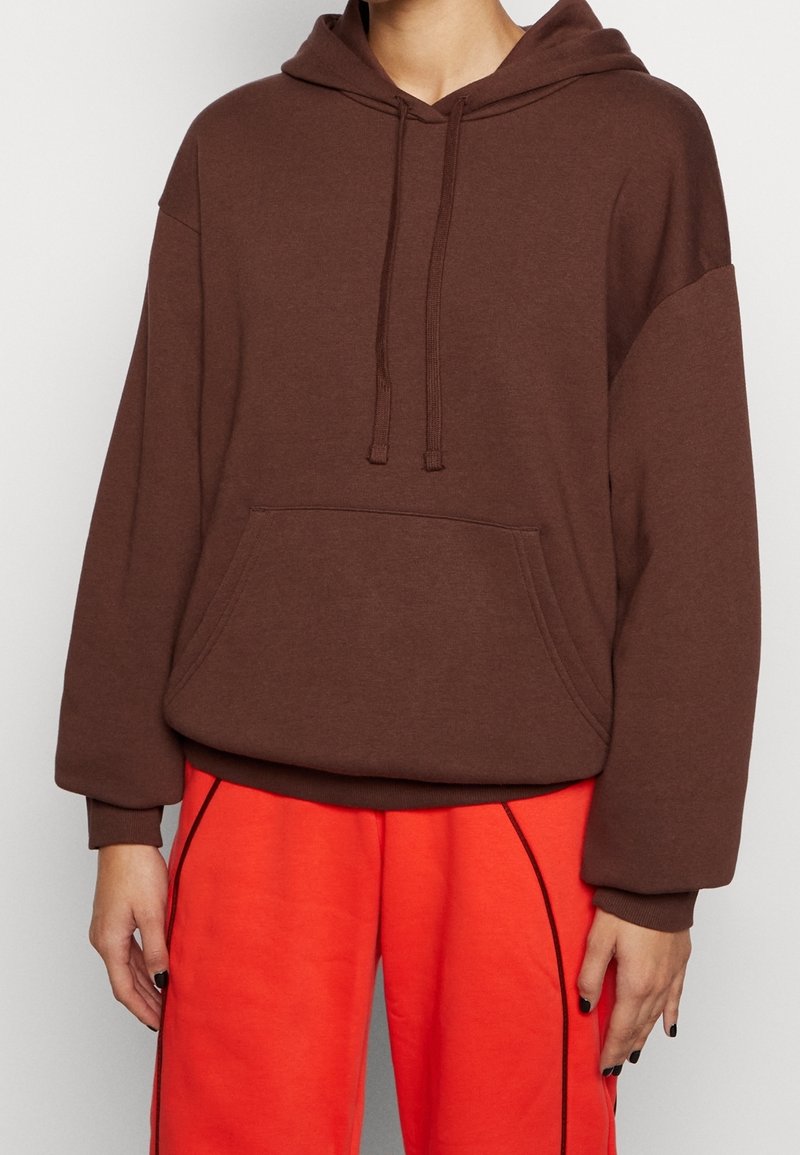 Monki Felpa con cappuccio - brown