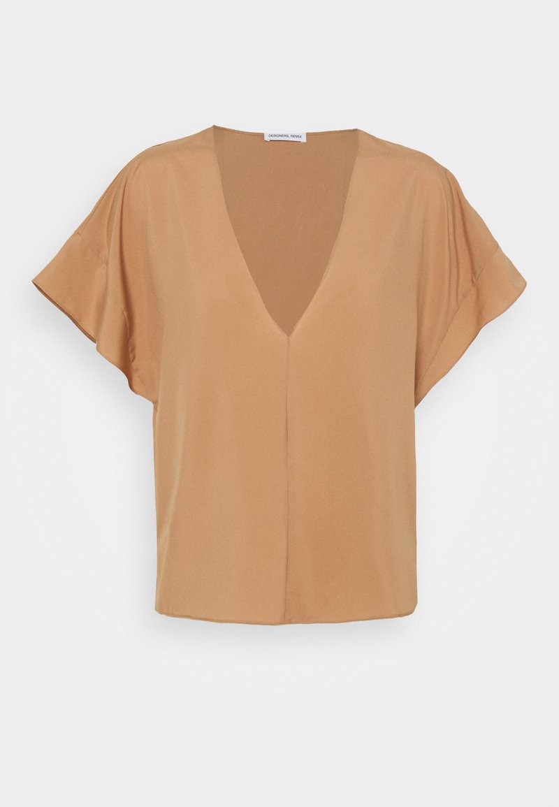DESIGNERS REMIX Blouse camel DESIGNERS REMIX Blouse camel