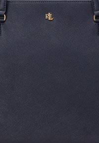 Lauren Ralph Lauren CROSSHATCH LEATHER MEDIUM KARLY TOTE - Kézitáska - refined navy