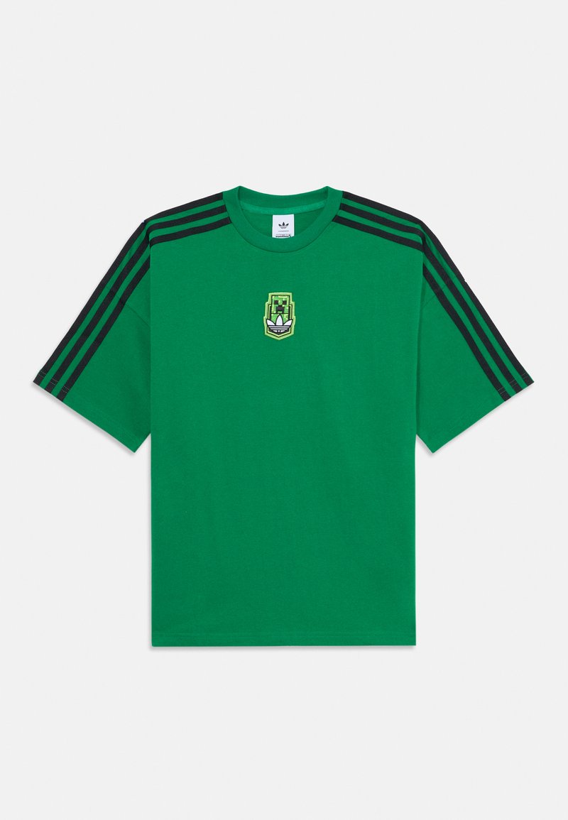adidas Originals - MINECRAFT TEE UNISEX - Marškinėliai su spaudiniu - green, Padidinti