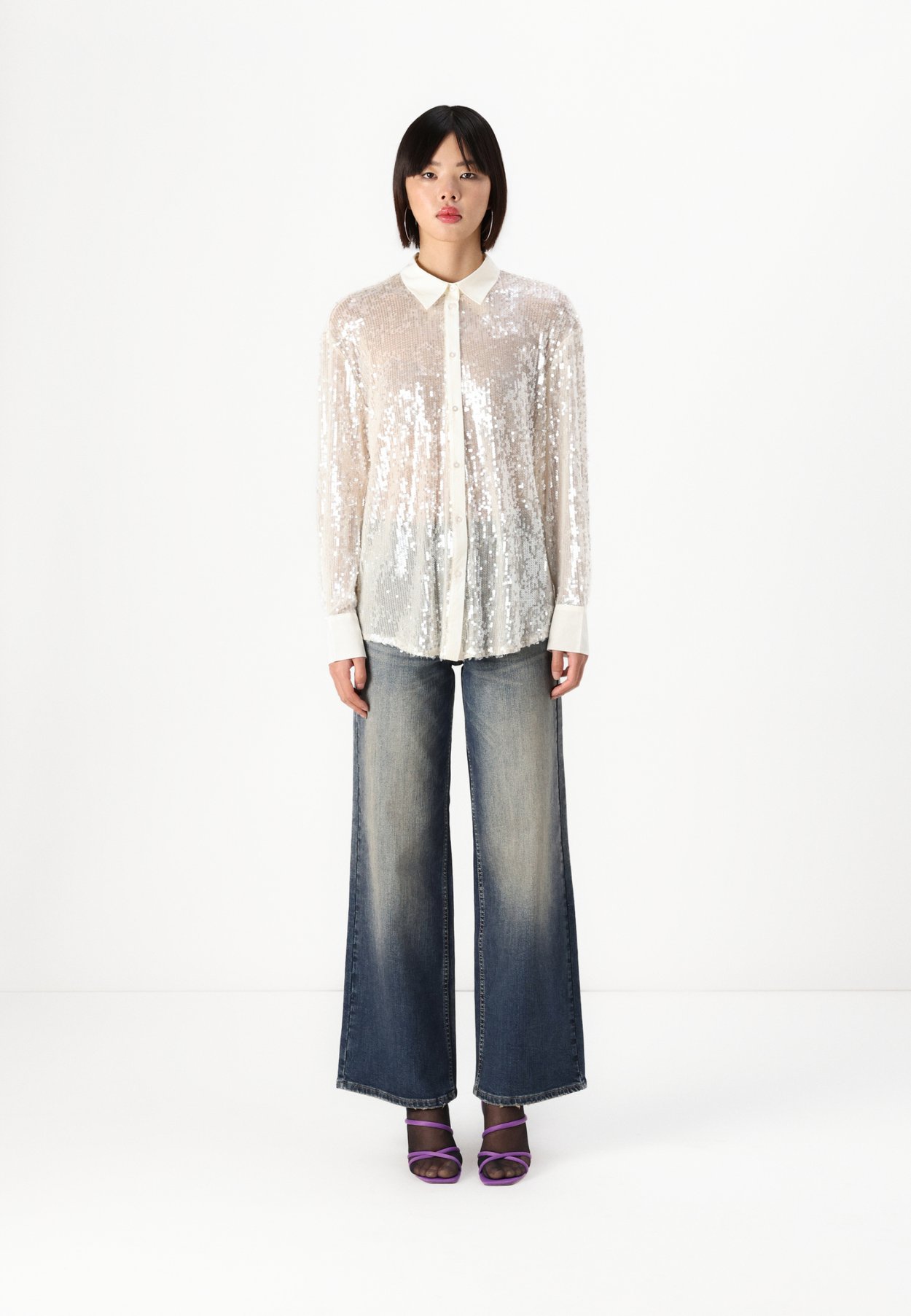 ONLCARIN LOOSE SEQUINS SHIRTS