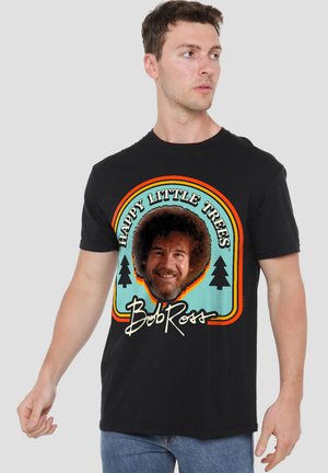 Cotton Soul, Print T-shirt - black