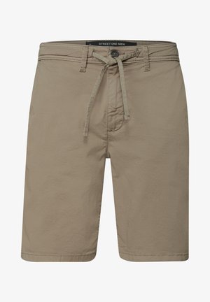 Street One MEN, CHINO SHORTS IN A REGULAR FIT, piaskowy