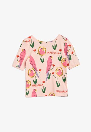 Mini Rodini PARROTS BALLET TEE - Tricou cu imprimeu - pink