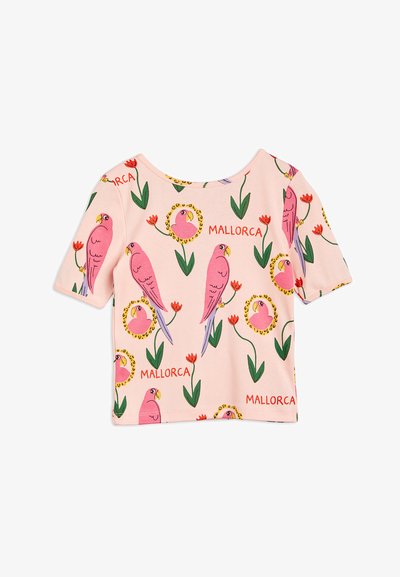 Mini Rodini PARROTS BALLET TEE - Marškinėliai su spaudiniu - pink