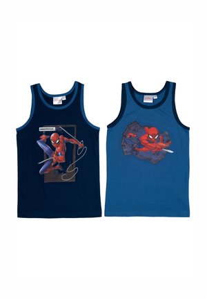 2ER PACK MARVEL SPIDERMAN TANK - Undershirt - blau