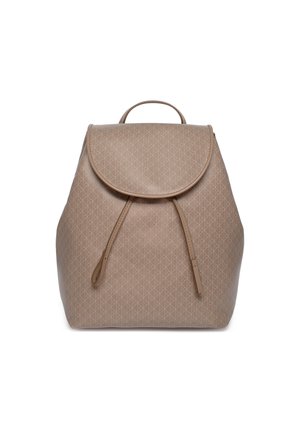 EMBLEM AOP FLAP  - Zaino - beige