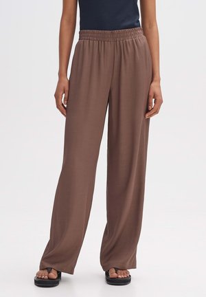 Opus WIDE LEG  MIMAS - Stoffhose - cocoa