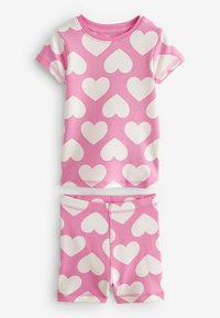 Next 3 PACK SET REGULAR FIT - Pidžaamakomplekt - pink white hearts