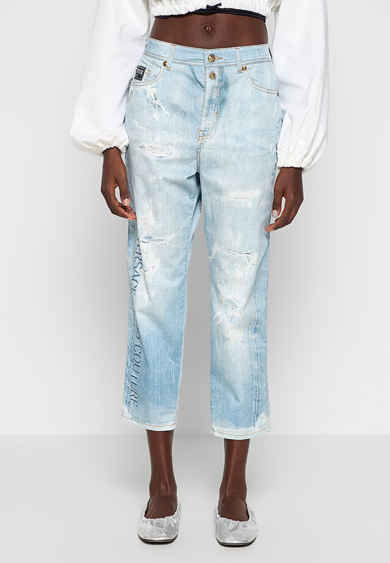 Versace Jeans Couture Straight leg jeans blauw denim/bluedenim Versace Jeans Couture Straight leg jeans blauw denim/bluedenim