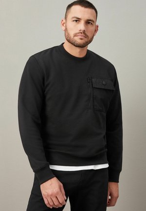 UTILITY CREW REGULAR FIT - Mikina - black