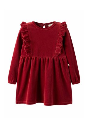 Freizeitkleid - red dahlia