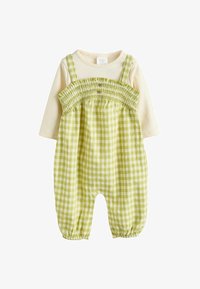Niewybrane, green gingham
