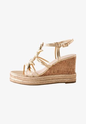 Next, REGULAR FIT - FOREVER COMFORT STARFISH CHARM WEDGES . - Espadrillot - gold