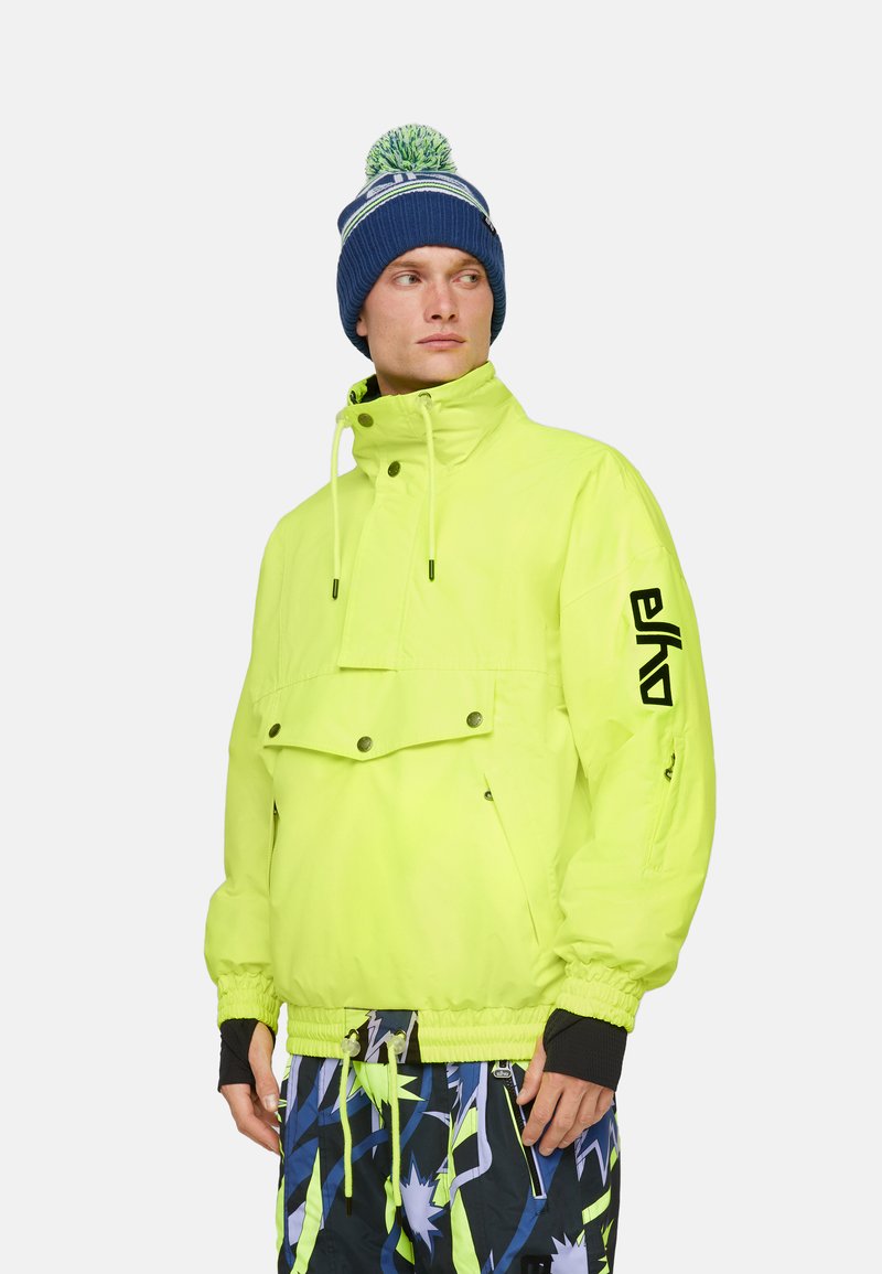 ELHO KLOSTERS 89 II UNISEX Snowboardjacke neon yellow/neongelb