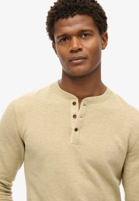 Superdry & Co THE MERCHANT STORE GRANDAD  - Langarmshirt - heritage oat grindle