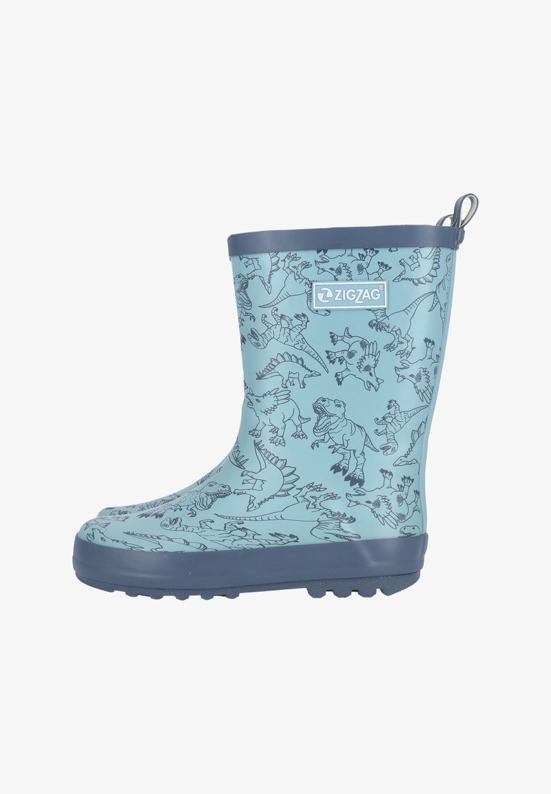 ZIGZAG GEMUS - Bottes en caoutchouc - lichtblauw