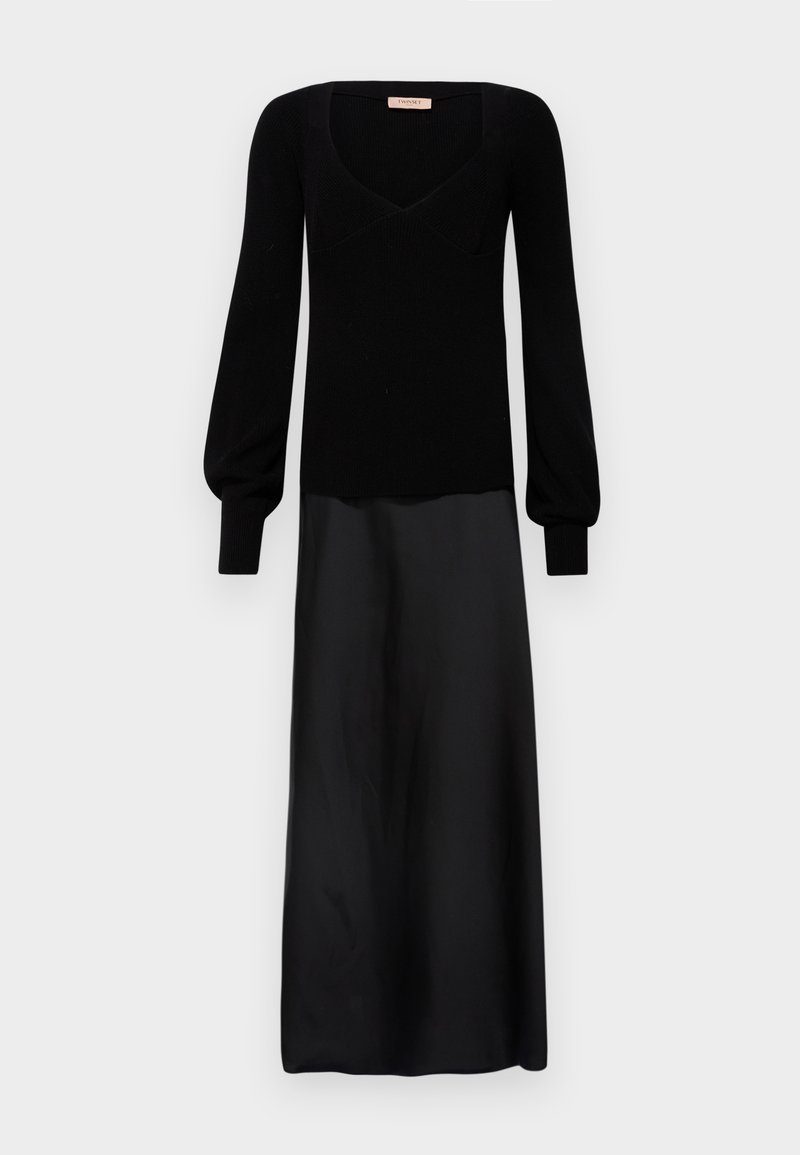 TWINSET Maxi-jurk zwart