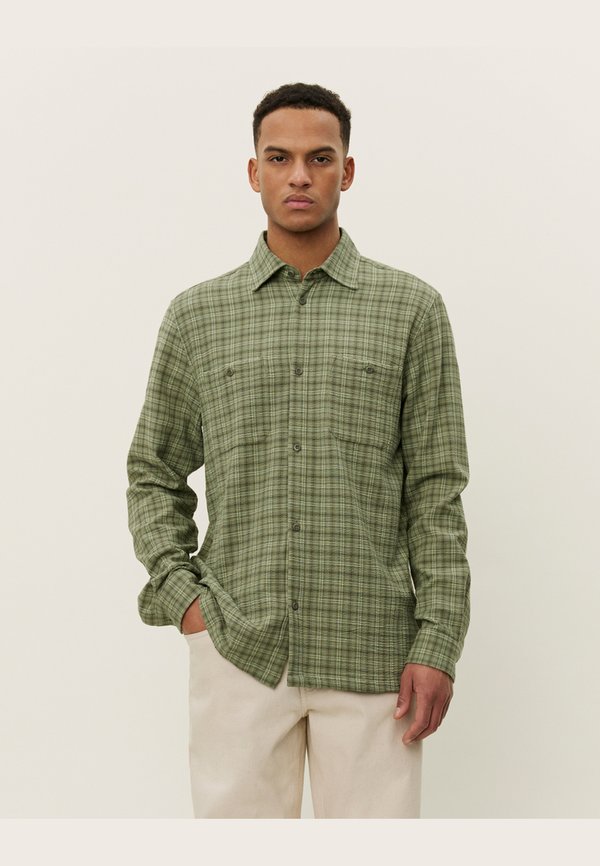 JOHN CHECK - Shirt - olive night