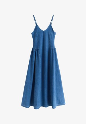 Next, Jersey dress - washed blue