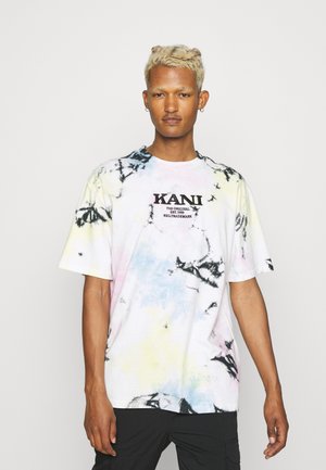 RETRO TIE DYE TEE UNISEX - Triko s potiskem - multicolor