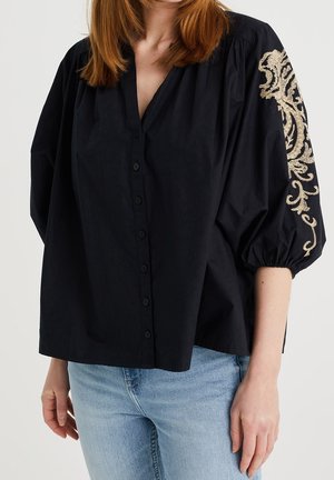 WE Fashion, Hemdbluse - black