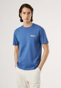 Pepe Jeans MILON - Potiskana majica - thames blue