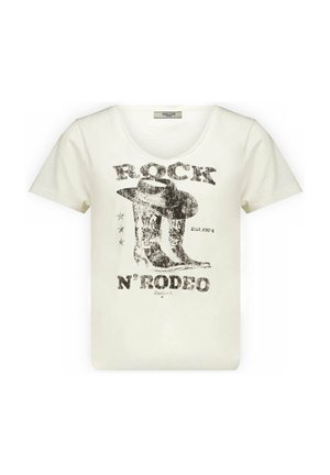 RODEO - T-shirt imprimé - altweiß