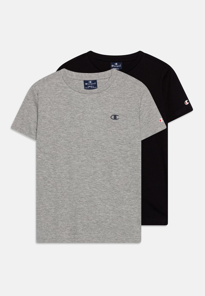 Champion - ICONS CREWNECK UNISEX 2 PACK - T-shirt basique - black, Agrandir