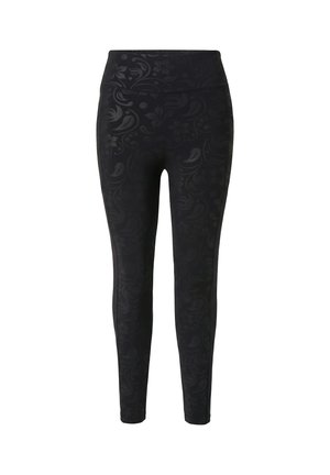 Ulla Popken, SPORTLEGGINGS, HIGH WAIST, SCHNELLTROCKNEND, ELASTIKBUND - Leggingsit - black