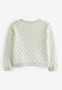 Next POINTELLE  REGULAR FIT - Kardigán - white