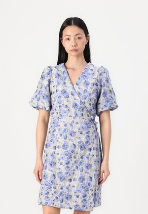 YASCINDY WRAP DRESS  - Day dress - halogen blue