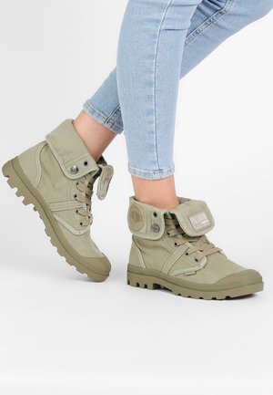 Botines con cordones - khaki