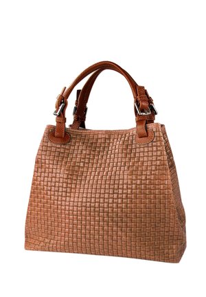 GEPRÄGTES MUSTER - Handbag - braun