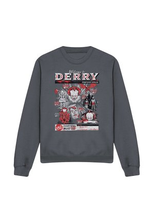 Cotton Soul, WELCOME TO DERRY PENNYWISE CATALOGUE - Sweatshirt - anthracite