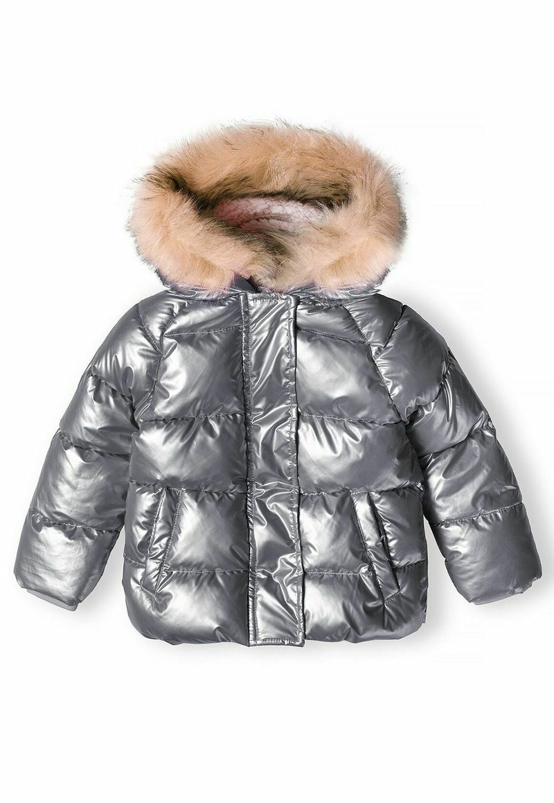 MINOTI - PADDED PUFFER - Winterjas - silver coloured, Vergroten