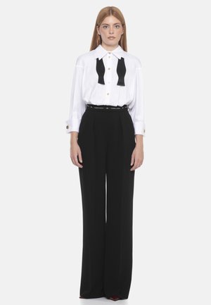 CREPE - Tuta jumpsuit - white and black