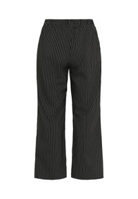 Kaffe Curve Pantalon classique - black   chalk pinstripe