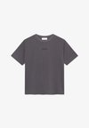 WWOLIVER CREW EMBROIDERY - T-Shirt basic - black sand