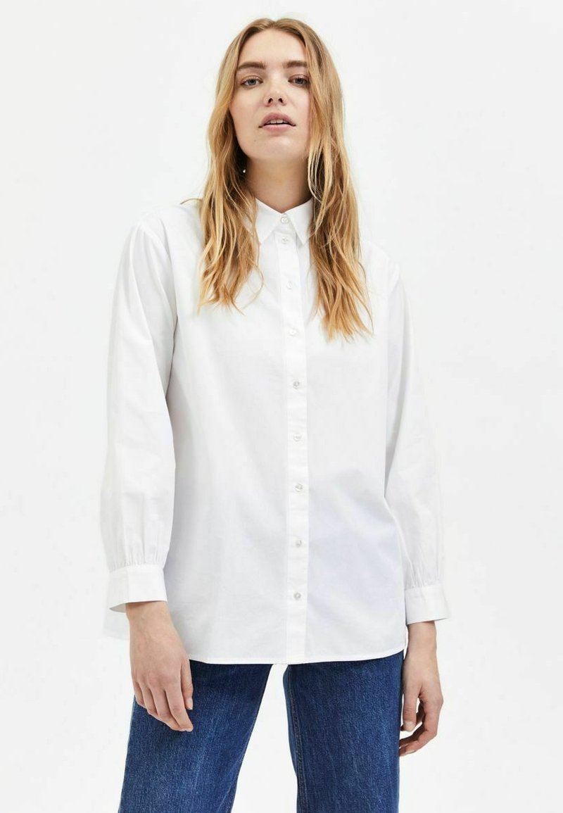 Selected Femme Button-down blouse - bright white