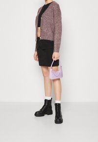 ONLY Chaqueta de punto - dark red