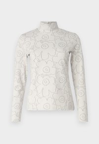 TAITTUEN PIIRTO UNIKKO - Tops ar garām piedurknēm - grey/silver
