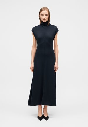 BREA DRESS IN BRUSHED  - Svetríkové šaty - navy