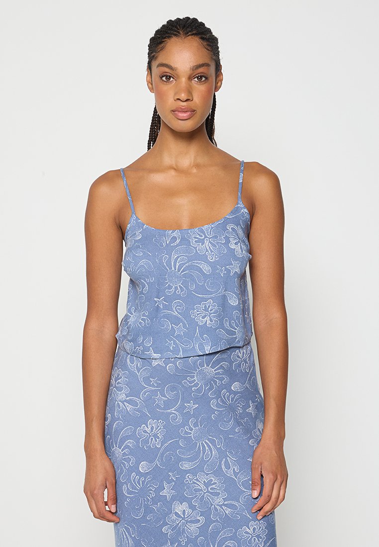 RVCA Top lichtblauw RVCA Top lichtblauw