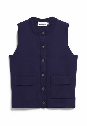 ARMEDANGELS, COMPACT CREW - Veste sans manches - tinted navy
